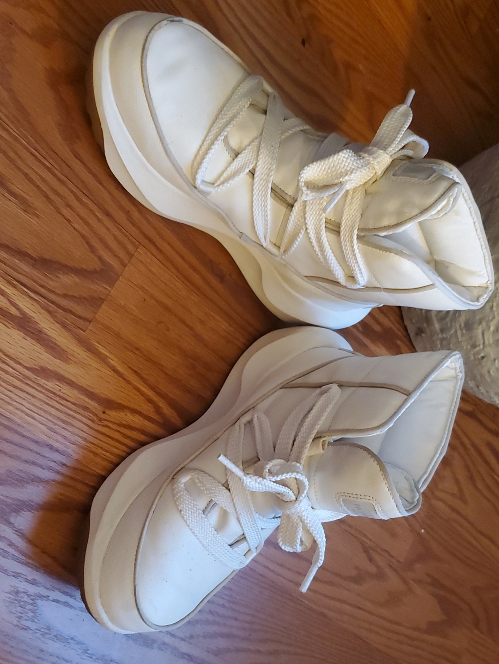 The North Face Women’s Cream High-Top Chunky Sneakers